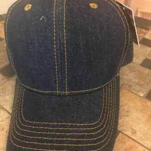 Denim daddy cap